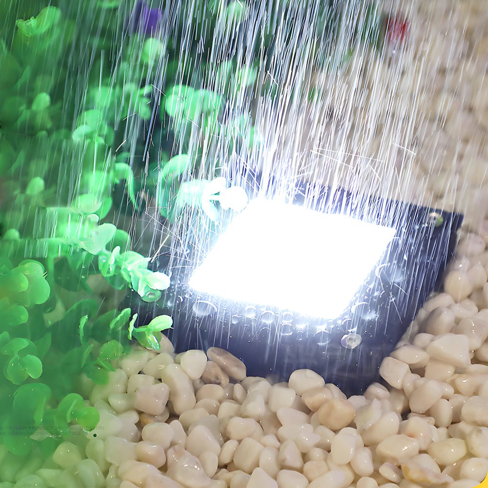 5 - Light LED Modern Square In - Ground Well Lights Step Deck Lighting with Light Sensor for Pathways