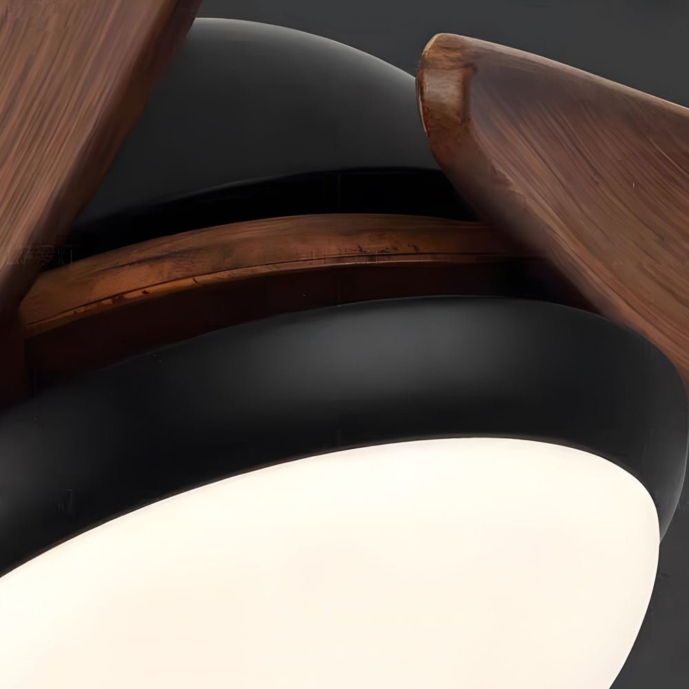 52 in. 3 - Blade LED 6 - Speed Quiet Ceiling Fan with Light and Remote Control