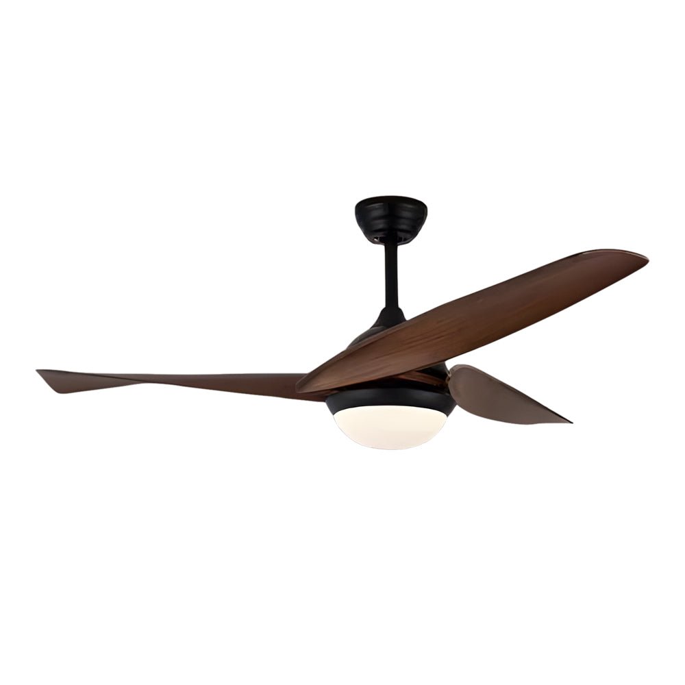 52 in. 3 - Blade LED 6 - Speed Quiet Ceiling Fan with Light and Remote Control