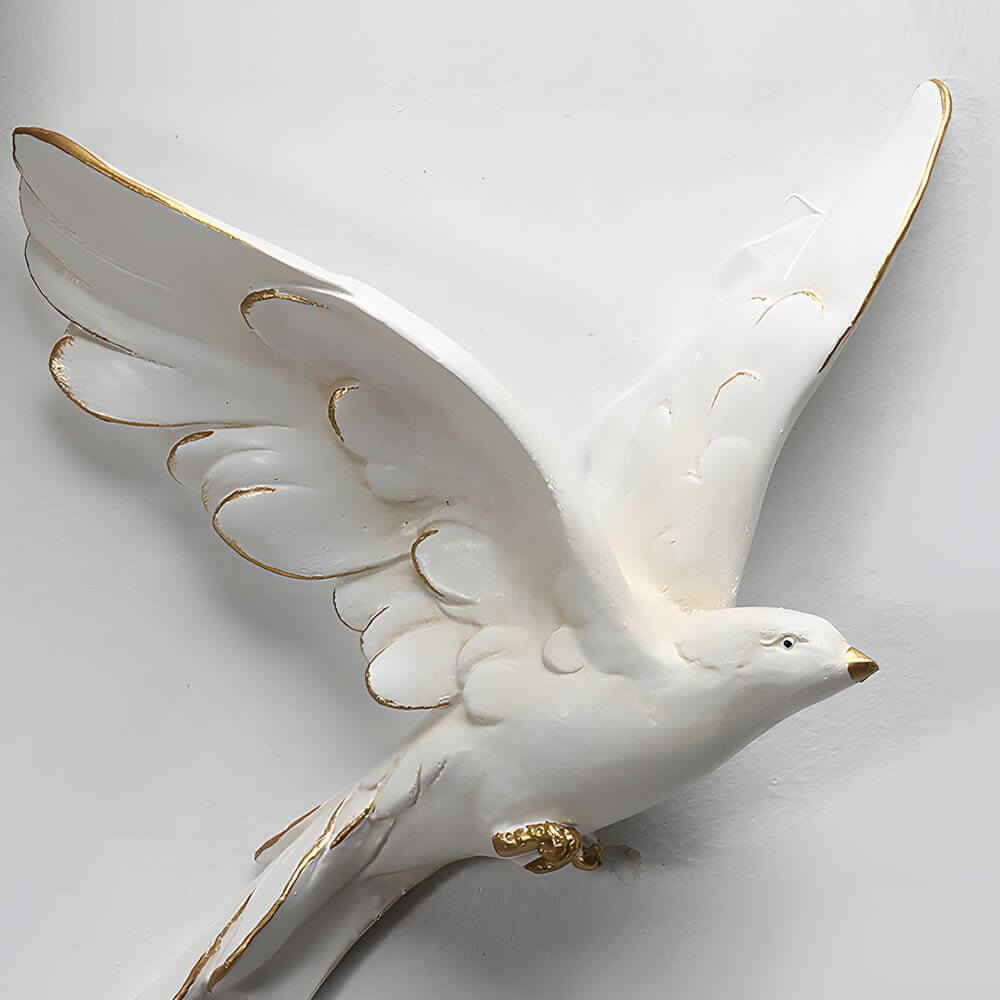 59.1 - Inch Decorative Resin Feather Sculpture Floor Ornaments