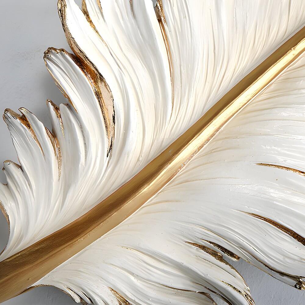 59.1 - Inch Decorative Resin Feather Sculpture Floor Ornaments