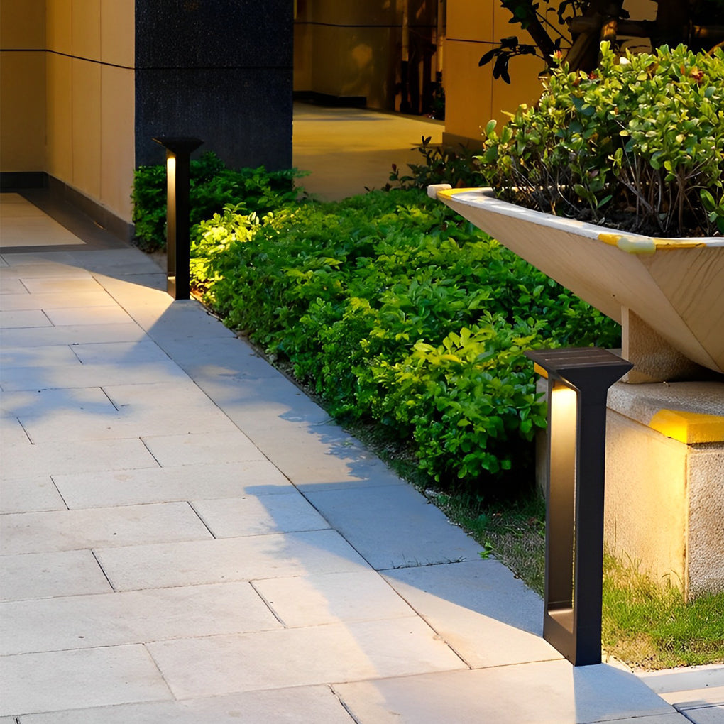 Elegant Door-Shaped LED Solar Pathway Lights