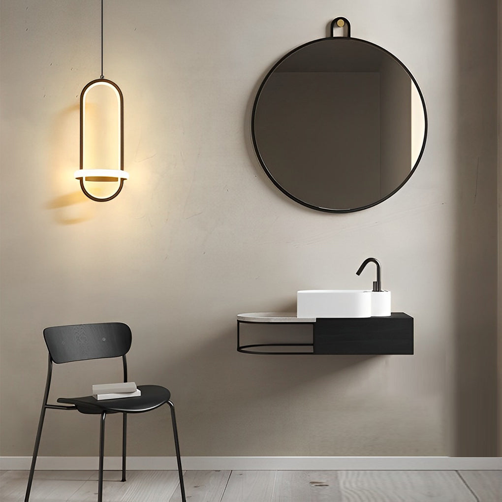 Round Creative Three Step Dimming LED Nordic Chandelier Pendant Lights - Dazuma