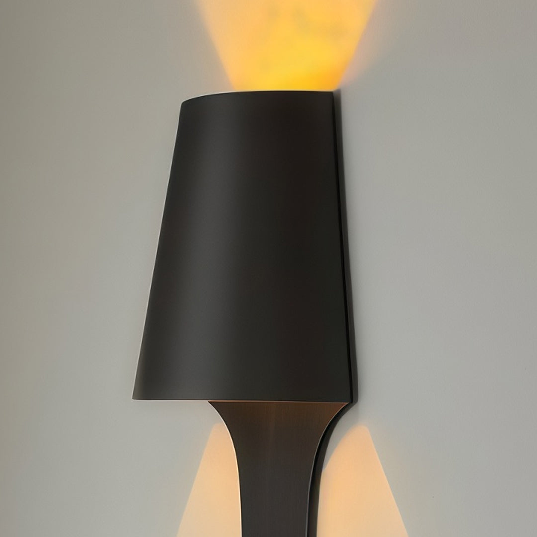 Black Wall Light Fixtures French Minimalist Metal Light