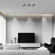 Round Ultra Thin Anti-Glare LED White Modern Surface Mounted Downlight - Dazuma