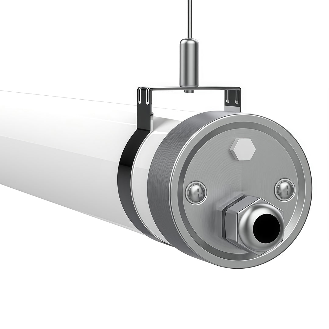 Round Linear Pendant Light LED Metal Integrated Frame Ceiling Light