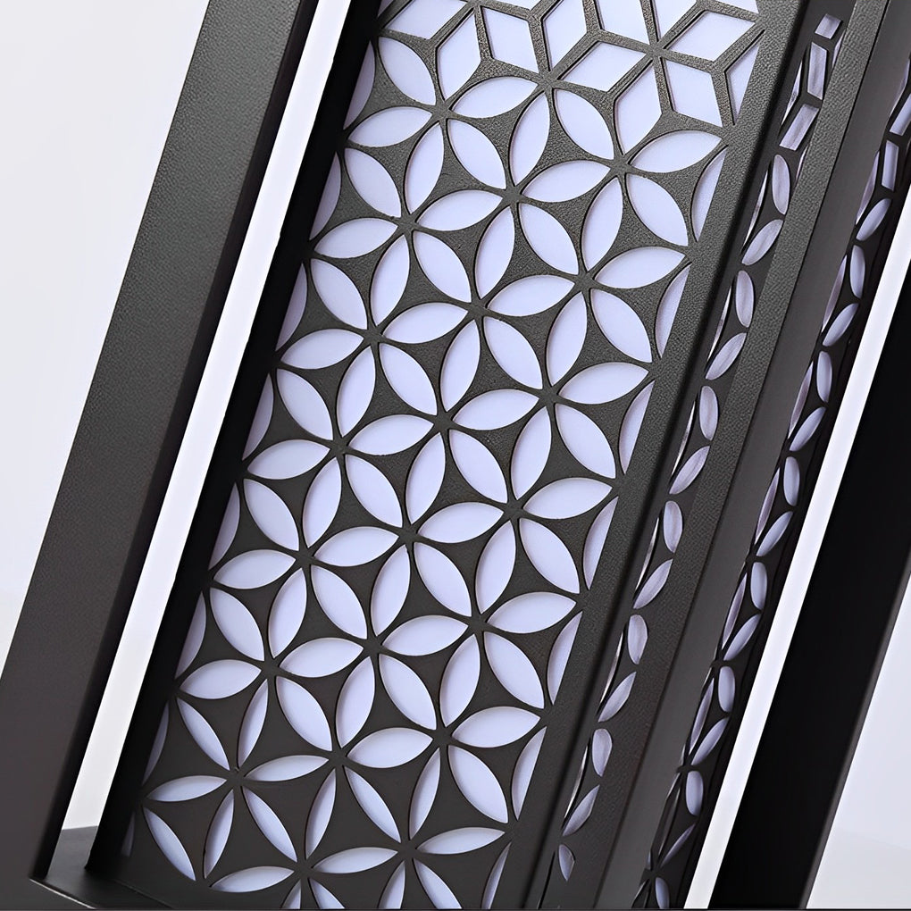 Galvanized Vintage Outdoor Pathway Lights Waterproof IP65 LED Lawn Lamps