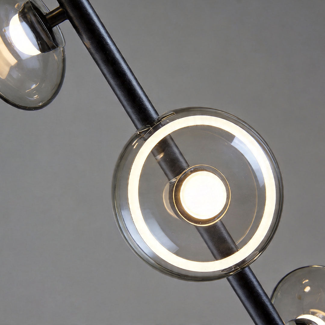 3 Light Linear Pendant Light Italian Creative Vertical Ceiling Light