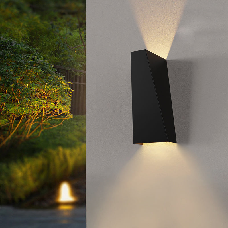 Creative Geometric LED up and down Lighting Modern Wall Light Fixture
