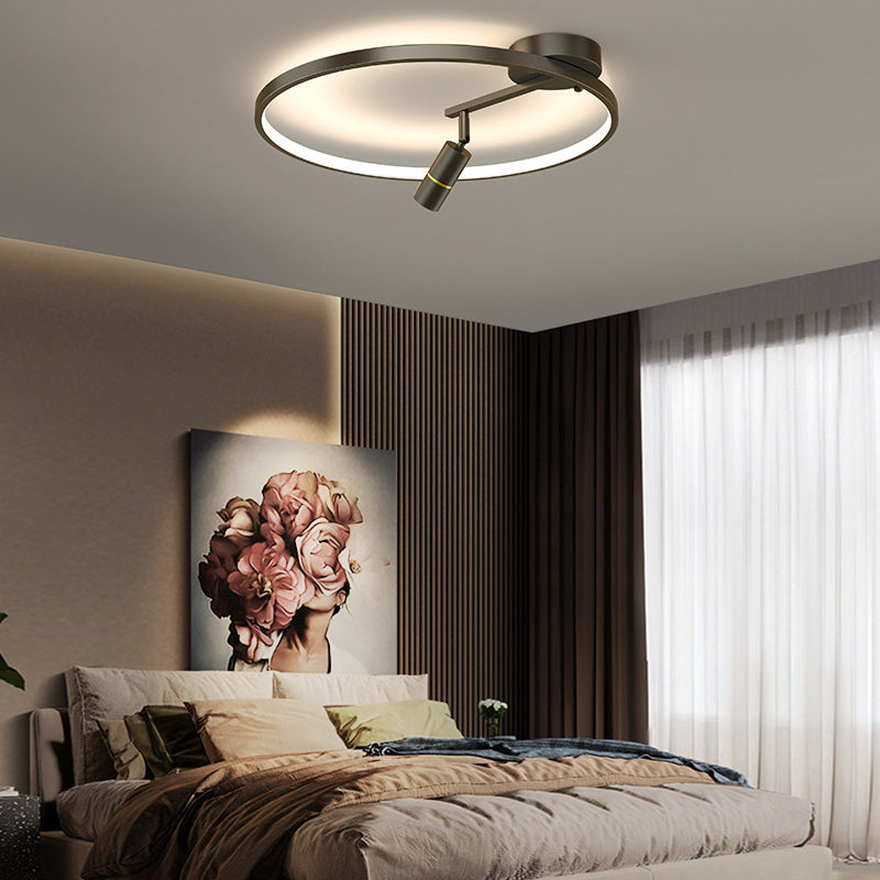Circular with Adjustable Spotlights Three Step Dimming Modern Ceiling Lamp - Dazuma