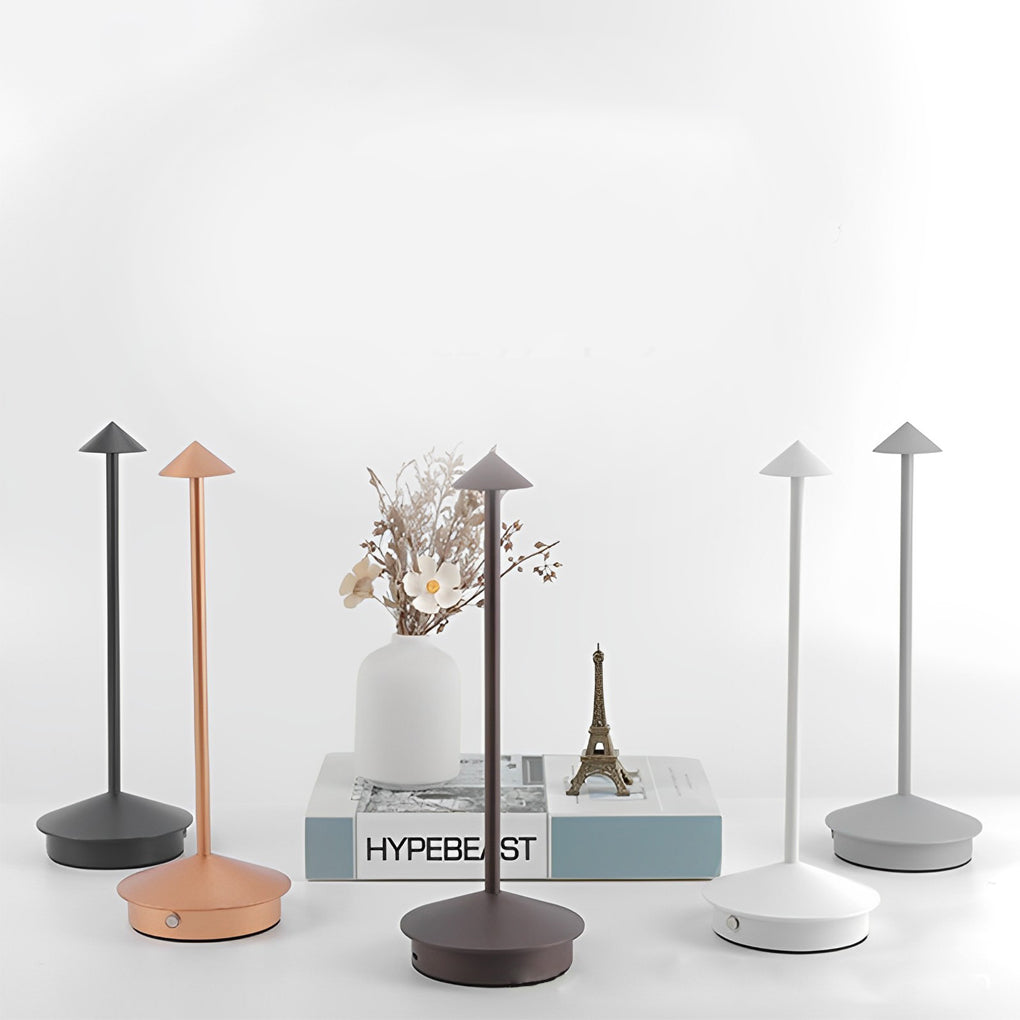 Mushroom Slender Portable 3 Step Dimming USB Touch Control Table Lamp - Dazuma