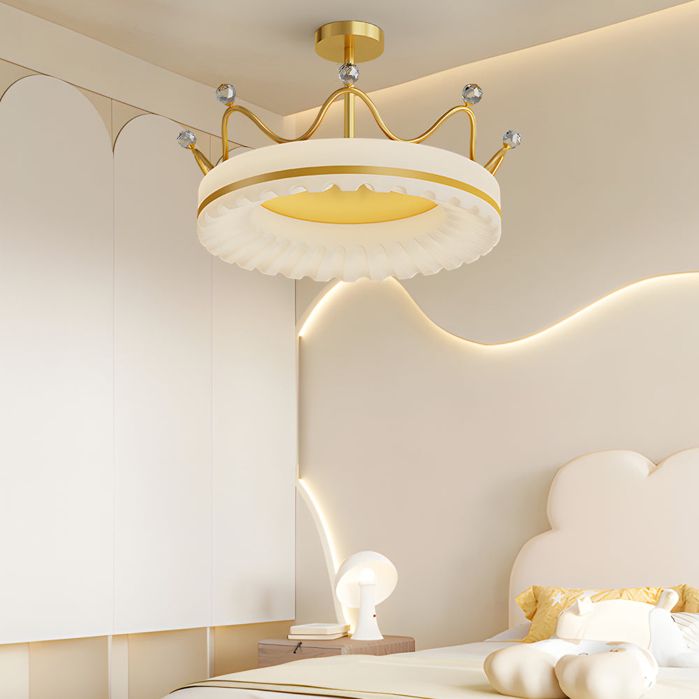 Creative Crowns Three Step Dimming LED Luxury Modern Ceiling Lights Fixture - Dazuma