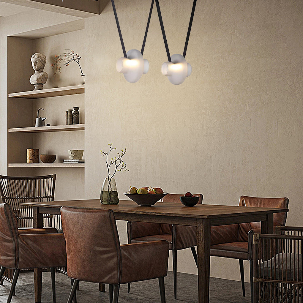 Creative Glass Jar LED Simplicity Decor Modern Chandelier Hanging Lamp - Dazuma