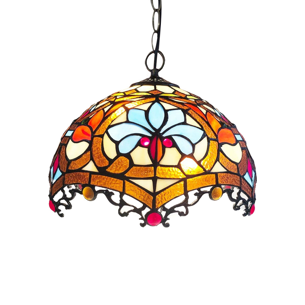 Handmade Welding Baroque Colorful Glass European Style Chandelier Lamp