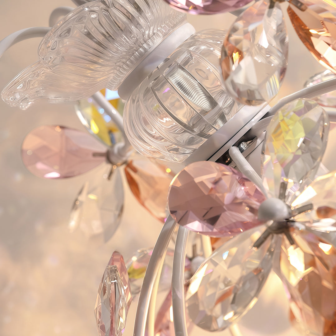 Pendant Lights with Crystals French Romantic Ceiling Light