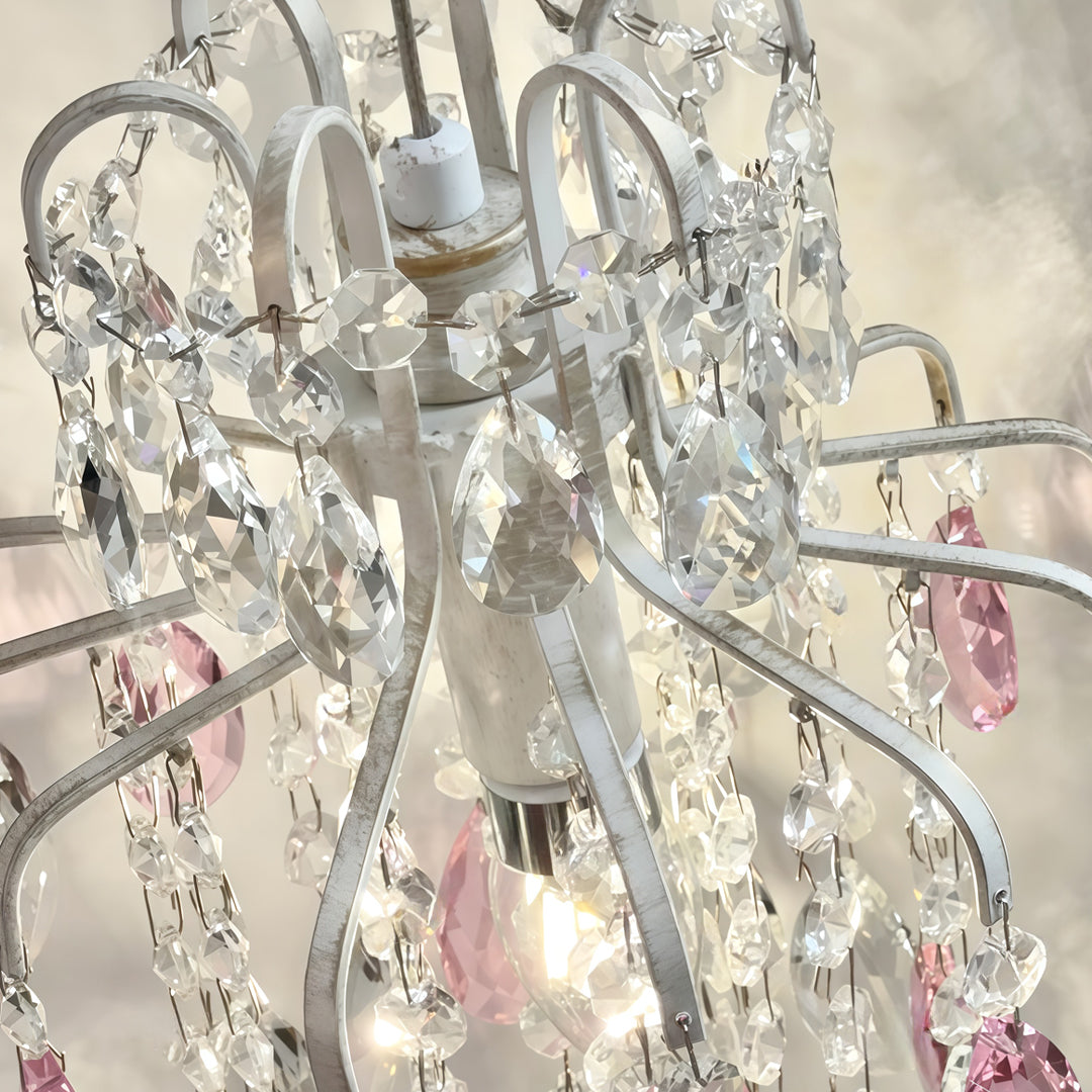 Crystal Pendant Light Fixtures French Luxury Ceiling Light