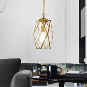 Retro Glass Copper Personality Industrial Style Small Chandelier Light - Dazuma