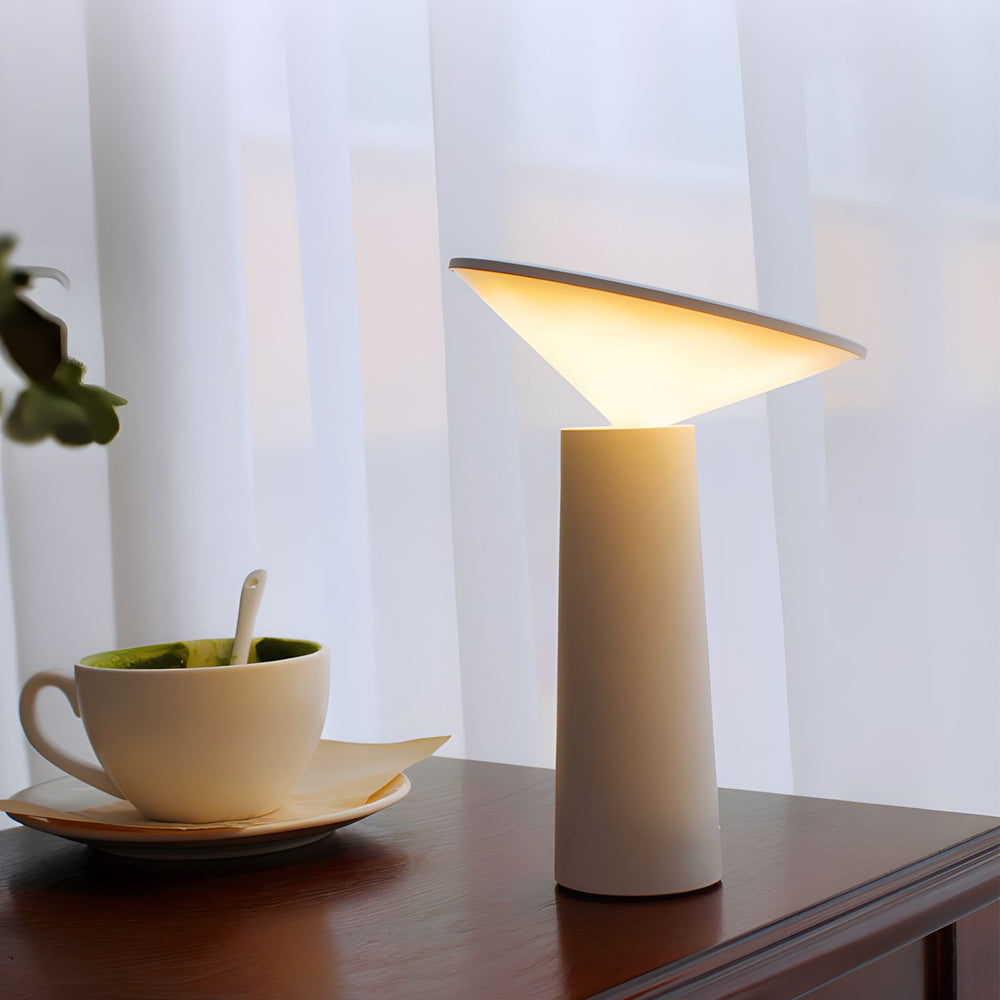 Rotatable LED Torch Downlight Table Lamp with USB Charging