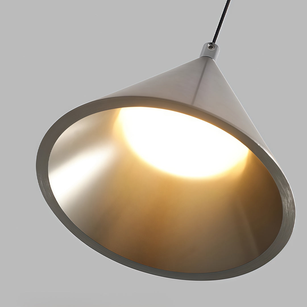 Silver Metal Pendant Light Italian Minimalist Ceiling Light