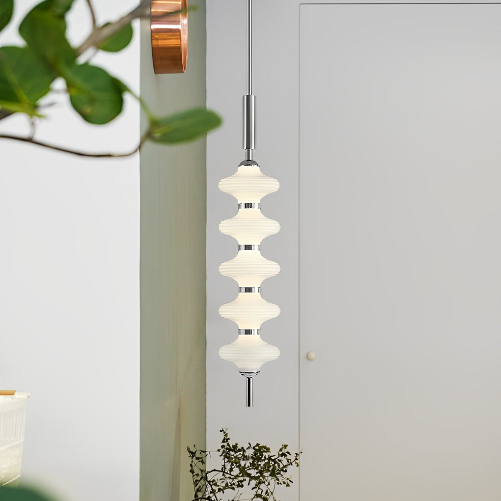 Glass Creative Gourd Metal LED Modern Minimalist Small Chandelier Light