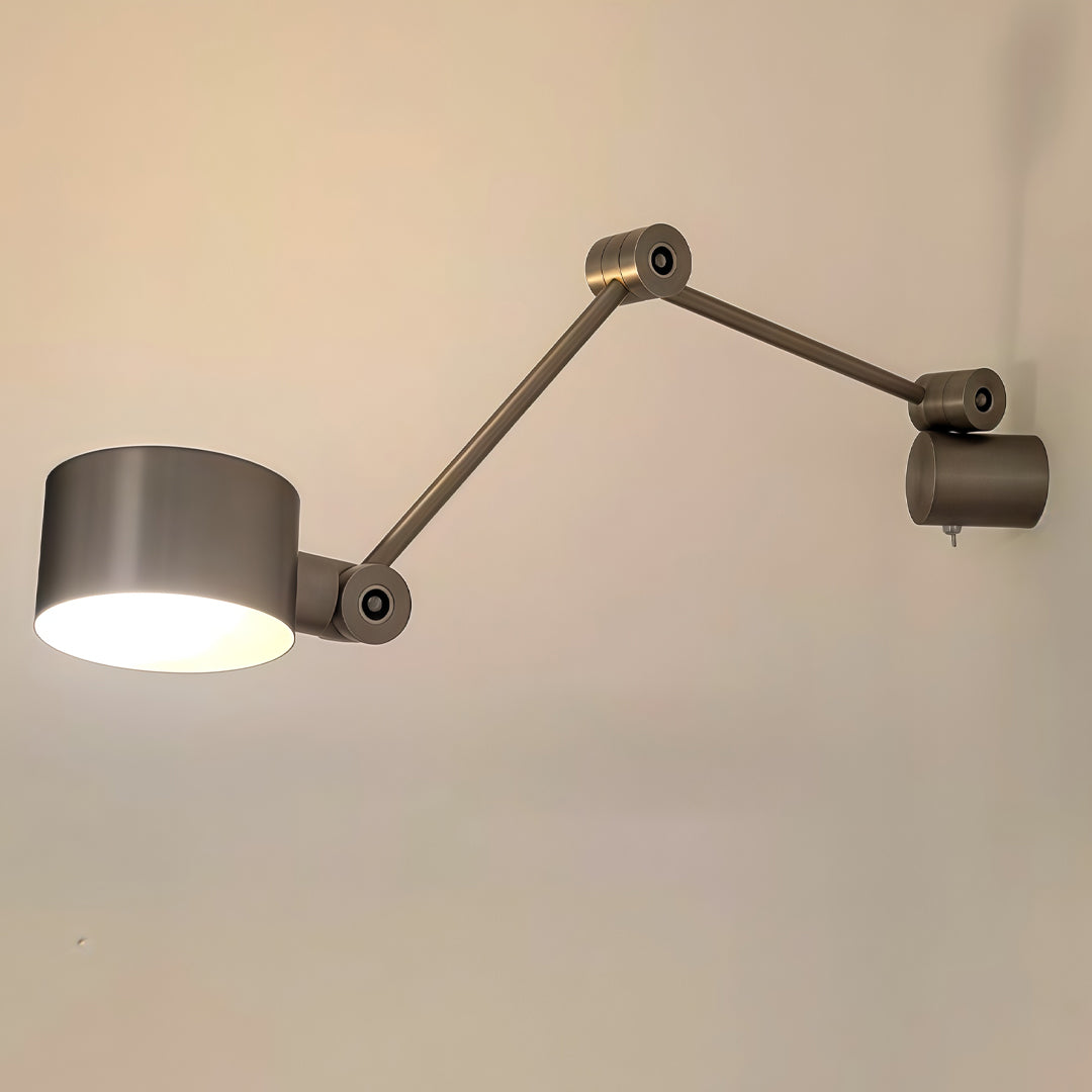 Swing Arm Wall Sconce Lamp Italian-Style Vintage Light