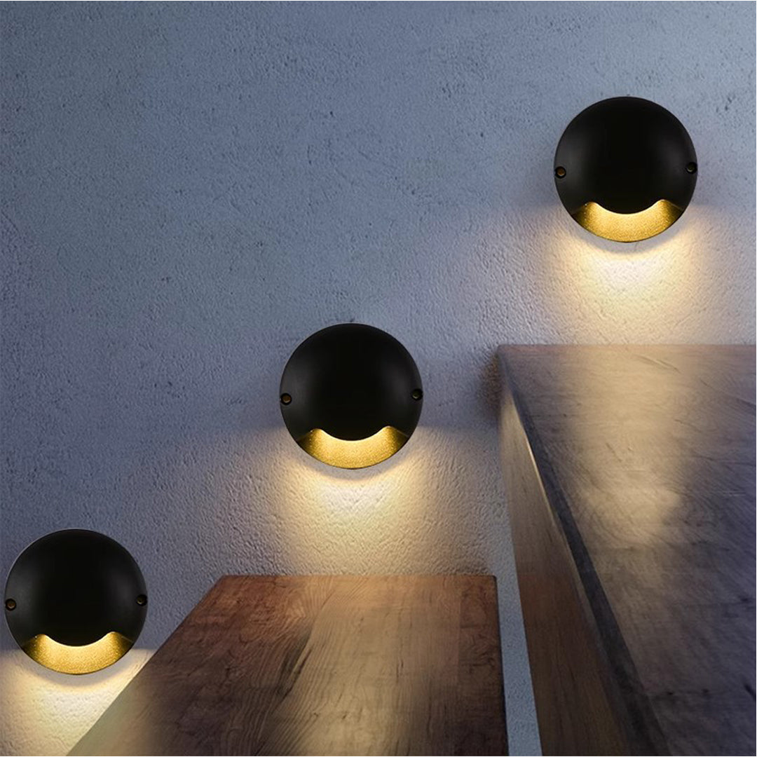 Outdoor Well Lights Side-Lit Minimalist Style