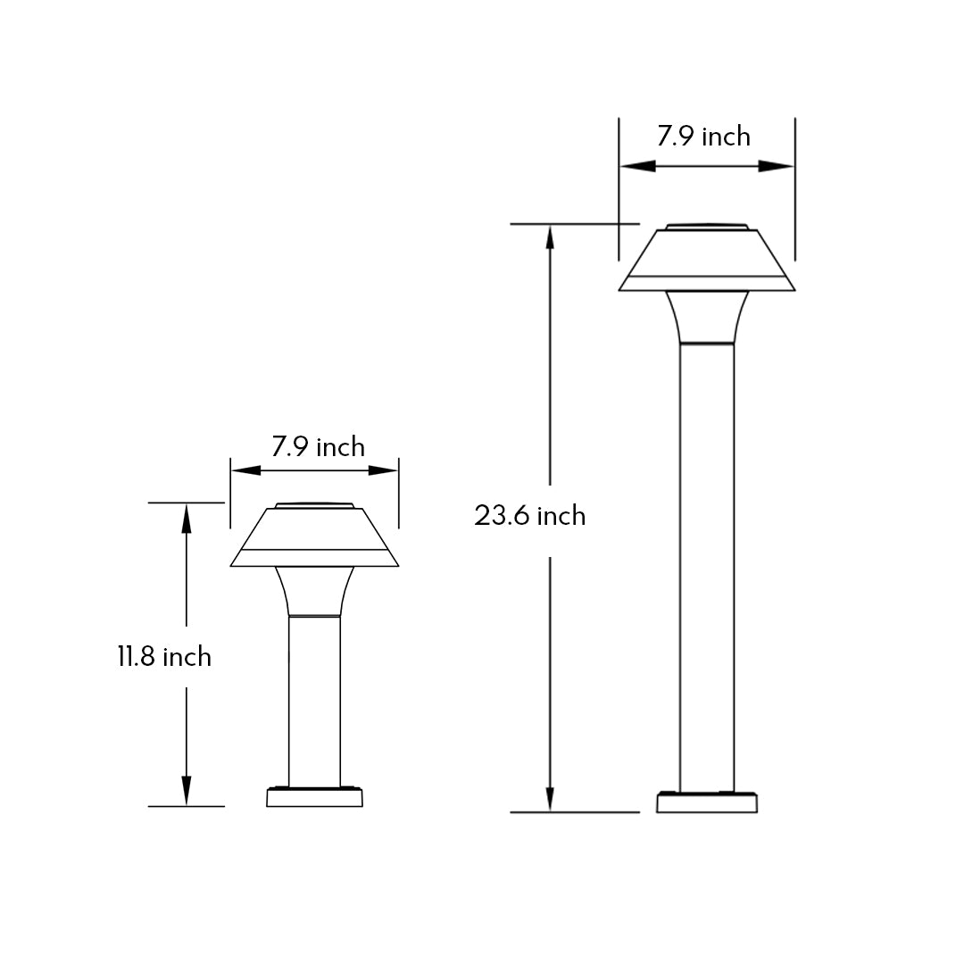 Outdoor Bollard Pathway Lights Minimalist Nordic Landscape Pathway Lighting