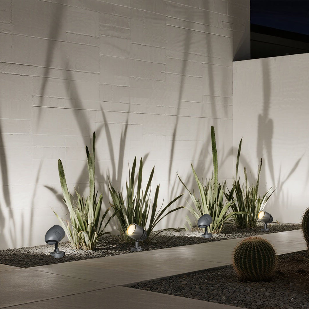 Waterproof Outside LED Spotlights Minimalist Style