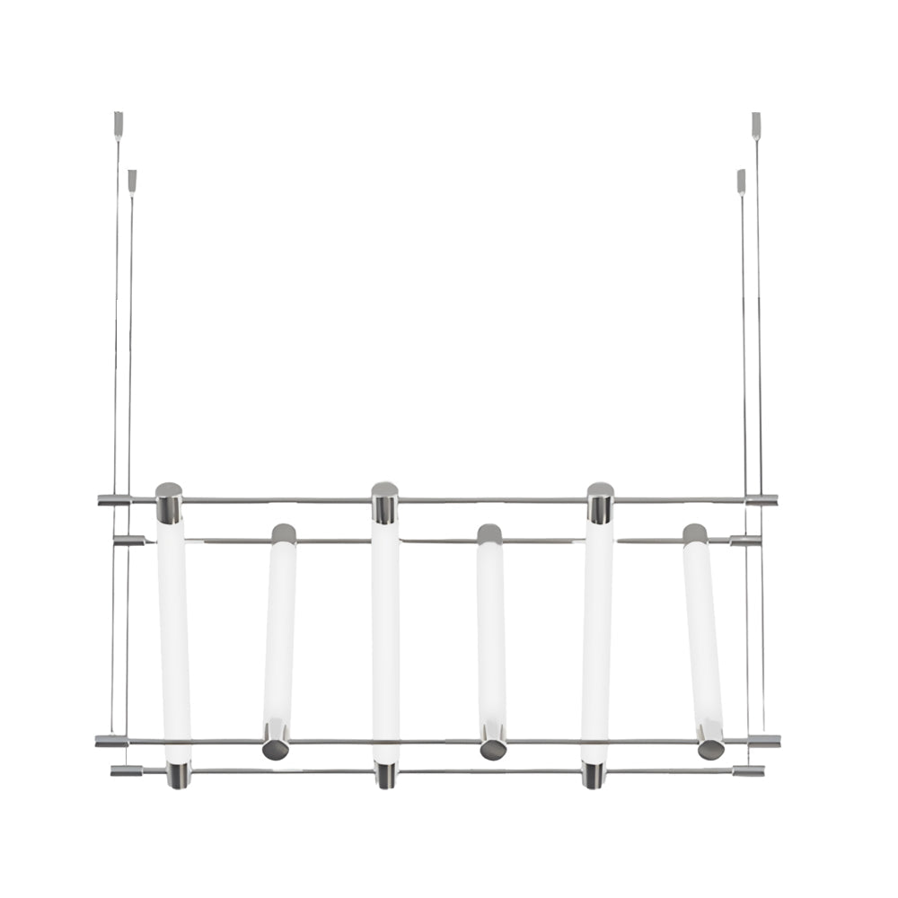 6/12 - Light Acrylic Tube Geometric Long Designer LED Island Pendant Light