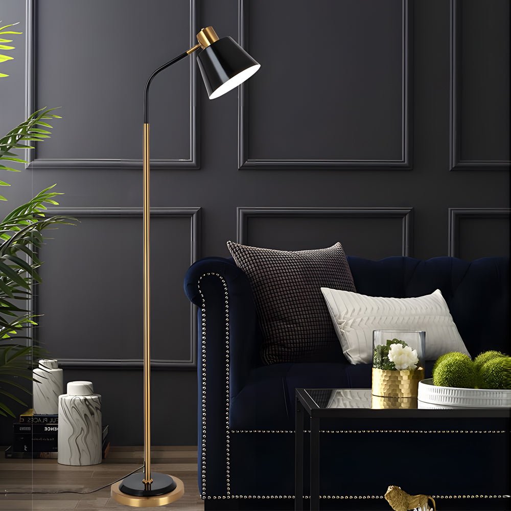 62 - in Metal 1 - Bulb Rotatable Reading Floor Lamp