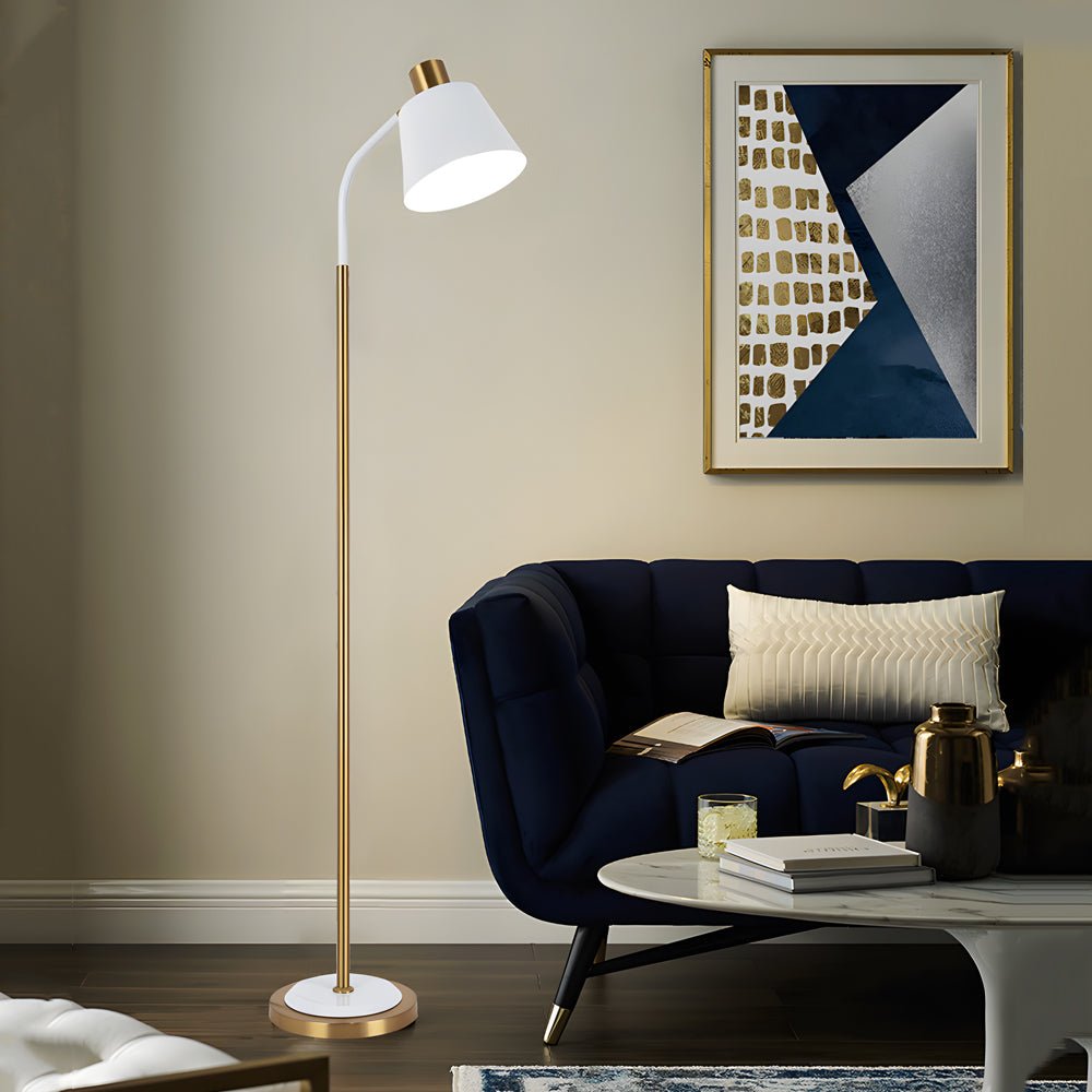 62 - in Metal 1 - Bulb Rotatable Reading Floor Lamp