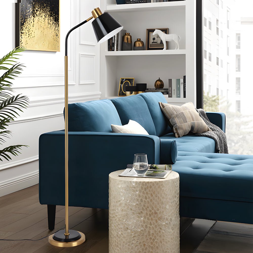 62 - in Metal 1 - Bulb Rotatable Reading Floor Lamp