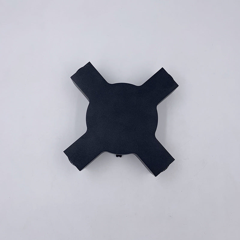 Creative Starlight Decorative LED Waterproof Black Modern Wall Lamp