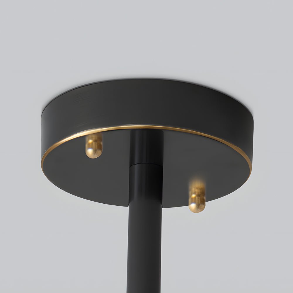 6/8 - Light Dimmable Metallic Electroplated Glass Chandelier Lighting