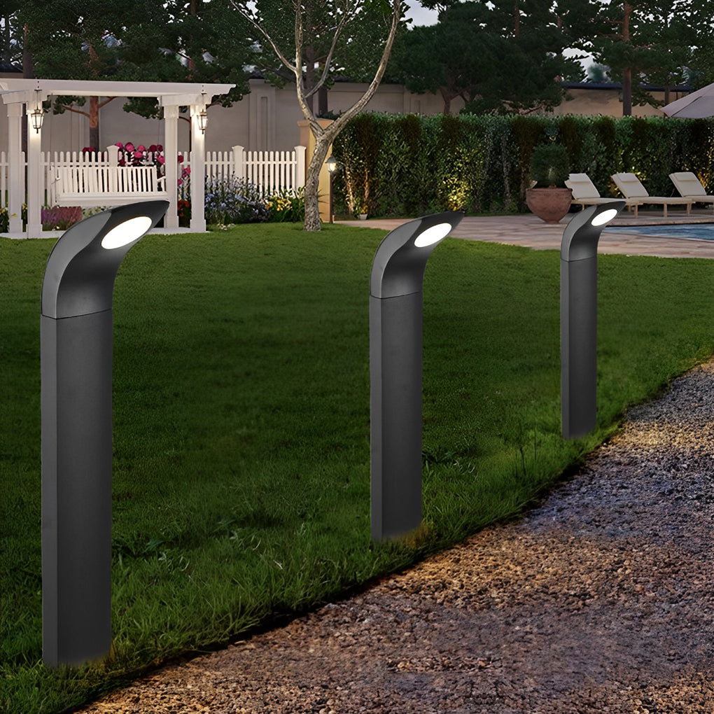 Curved Head COB LED Pathway Lights