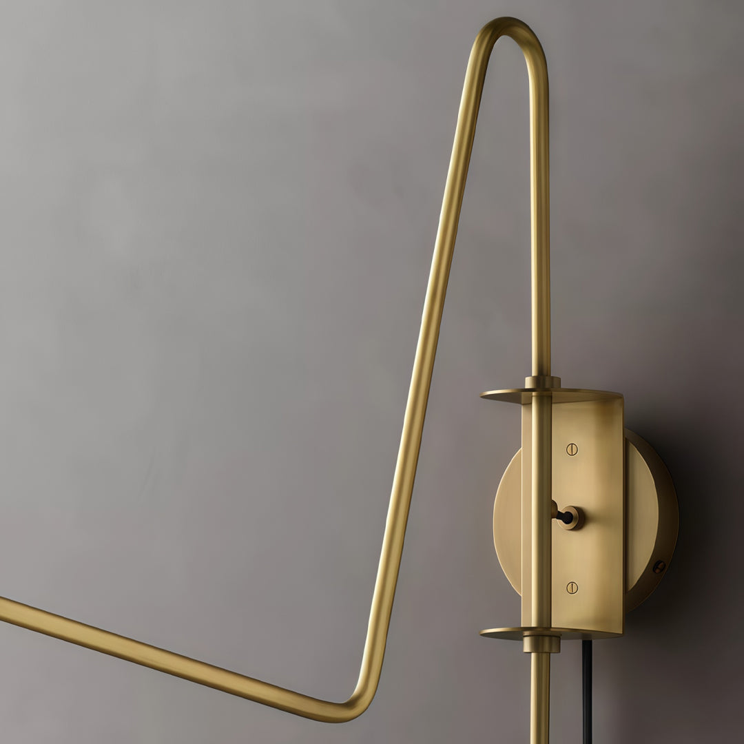Swing Arm Wall Sconces Nordic Minimalist Adjustable Light