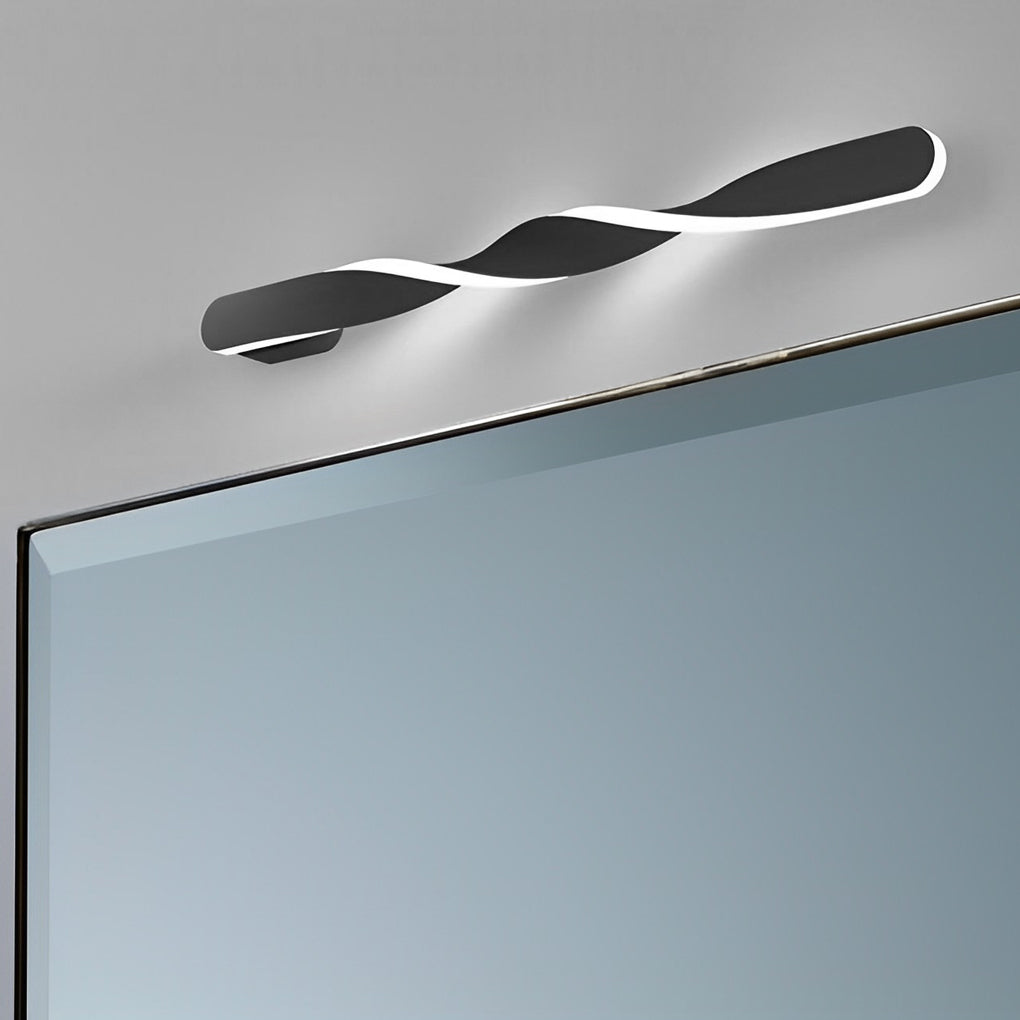 Spiral-shaped 29W Minimalist Wall Lights Wall Sconce with LED Strip