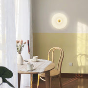 Round Striped Glass LED Post-Modern Wall Lights Fixture Wall Sconce Lighting - Dazuma