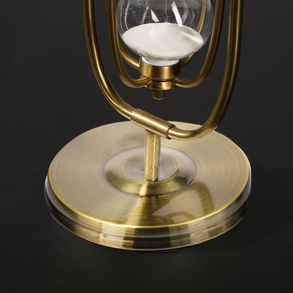 Modren Marble Hourglass Decorative Sand Hourglass Timer White