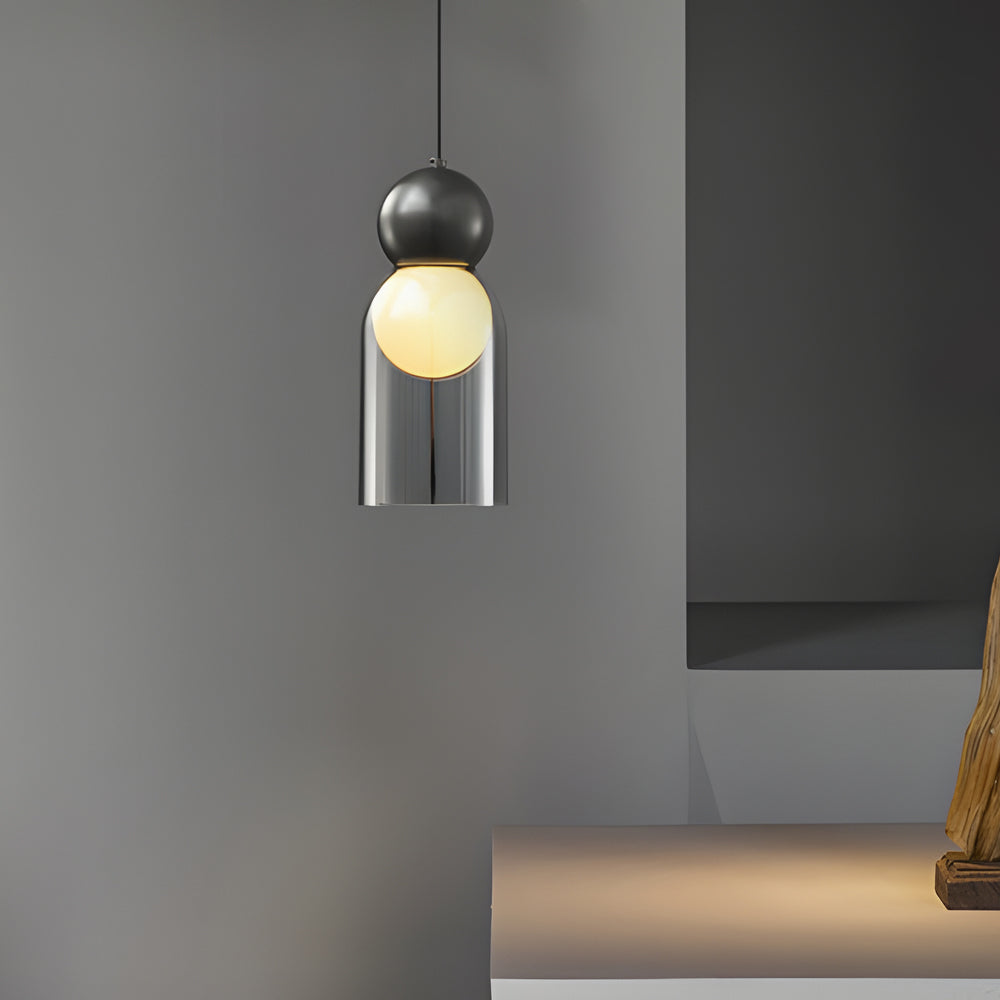 Glass Gourd Creative 3 Step Dimming Copper Luxury Modern Pendant Lights - Dazuma