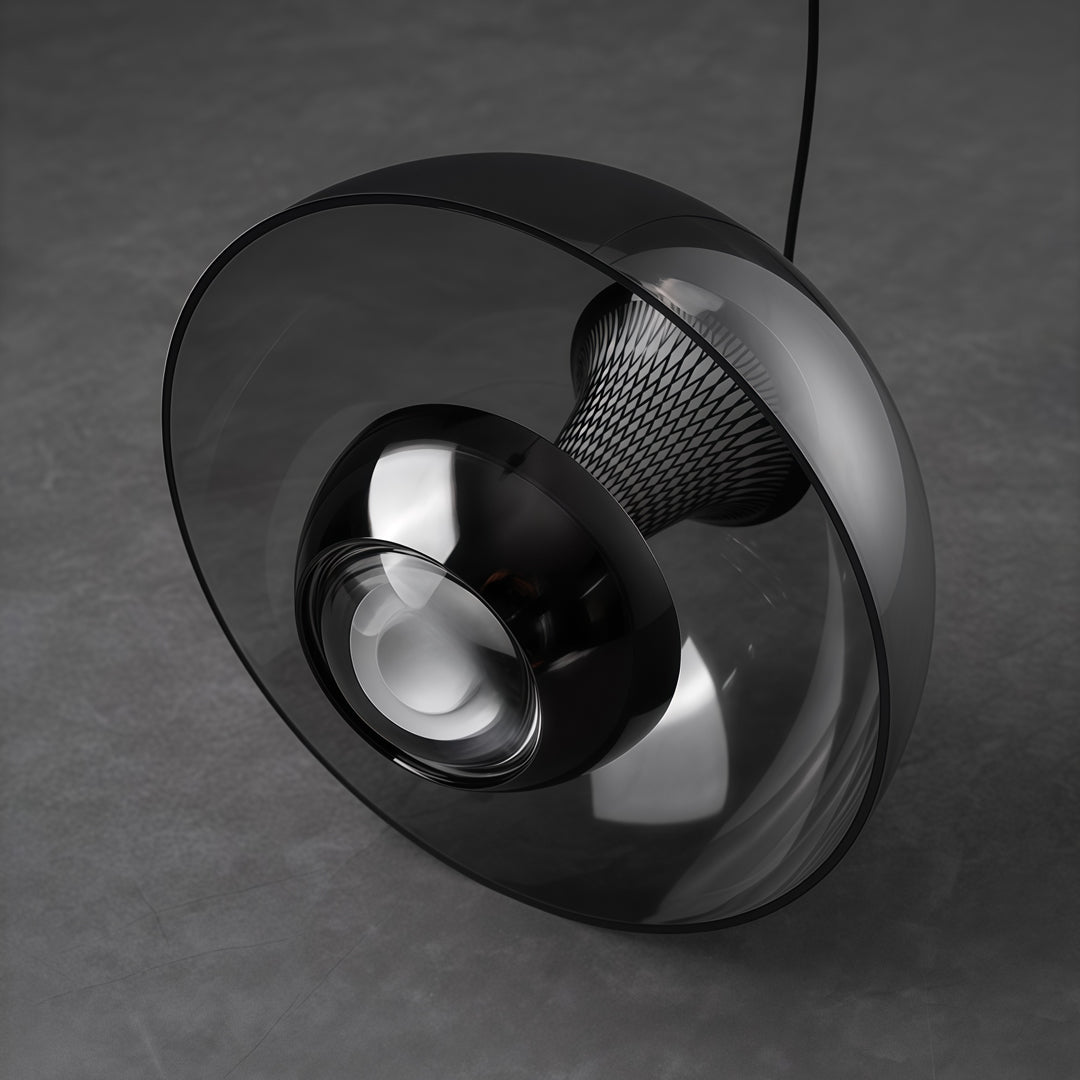 Black Pendant Ceiling Light Italian Bud-Inspired Light