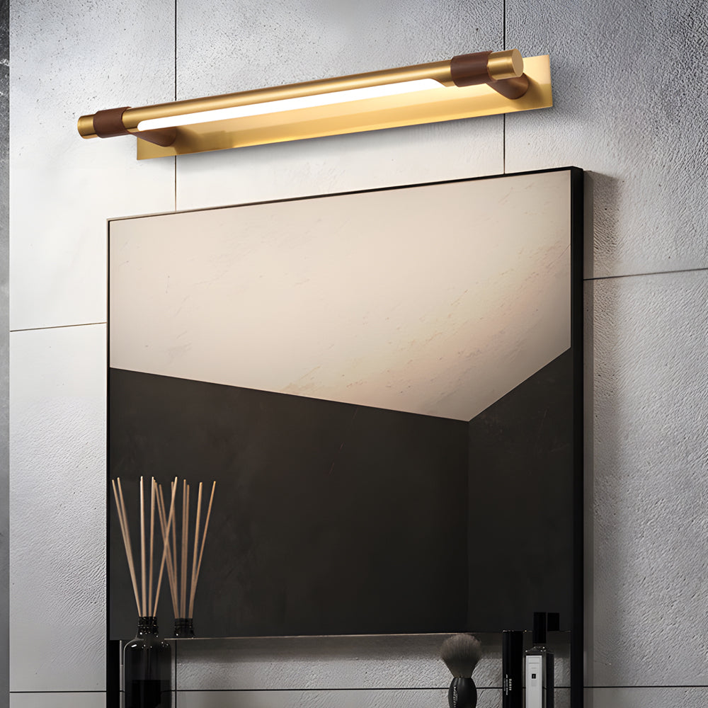 120° Rotatable Metallic Strip LED Bath Bar Dimmable Vanity Light, 18.9''/24.8'' L