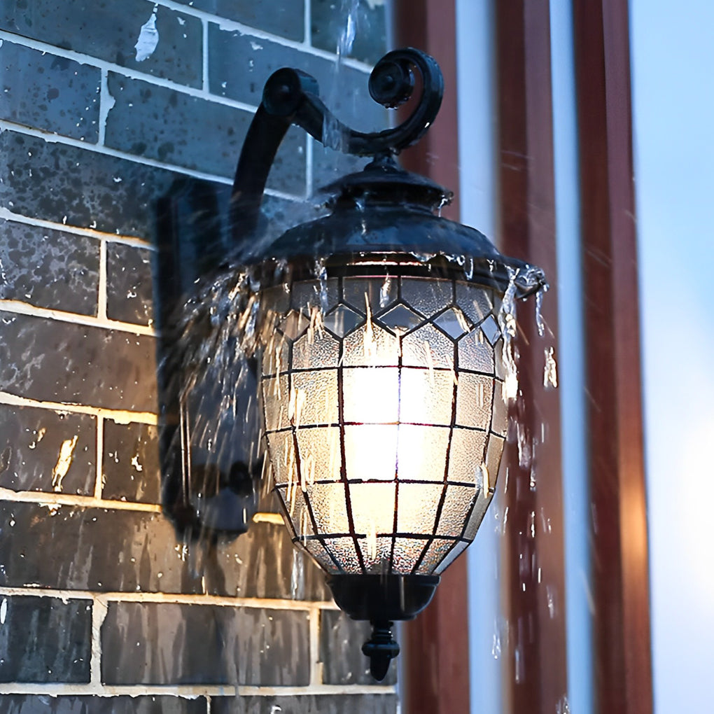 Waterproof Minimalist Elegant Vintage European Style Outdoor Wall Lights