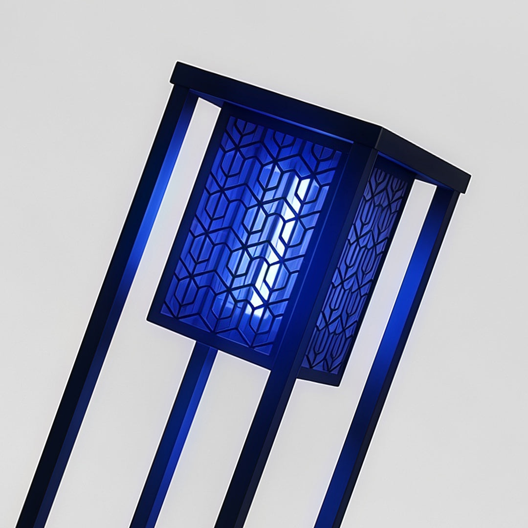 Black Bollard Garden Lights Outdoor Mosquito Killer Light