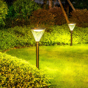 Adjustable Modern Black Solar LED Lawn Lamp with Intelligent Light Control