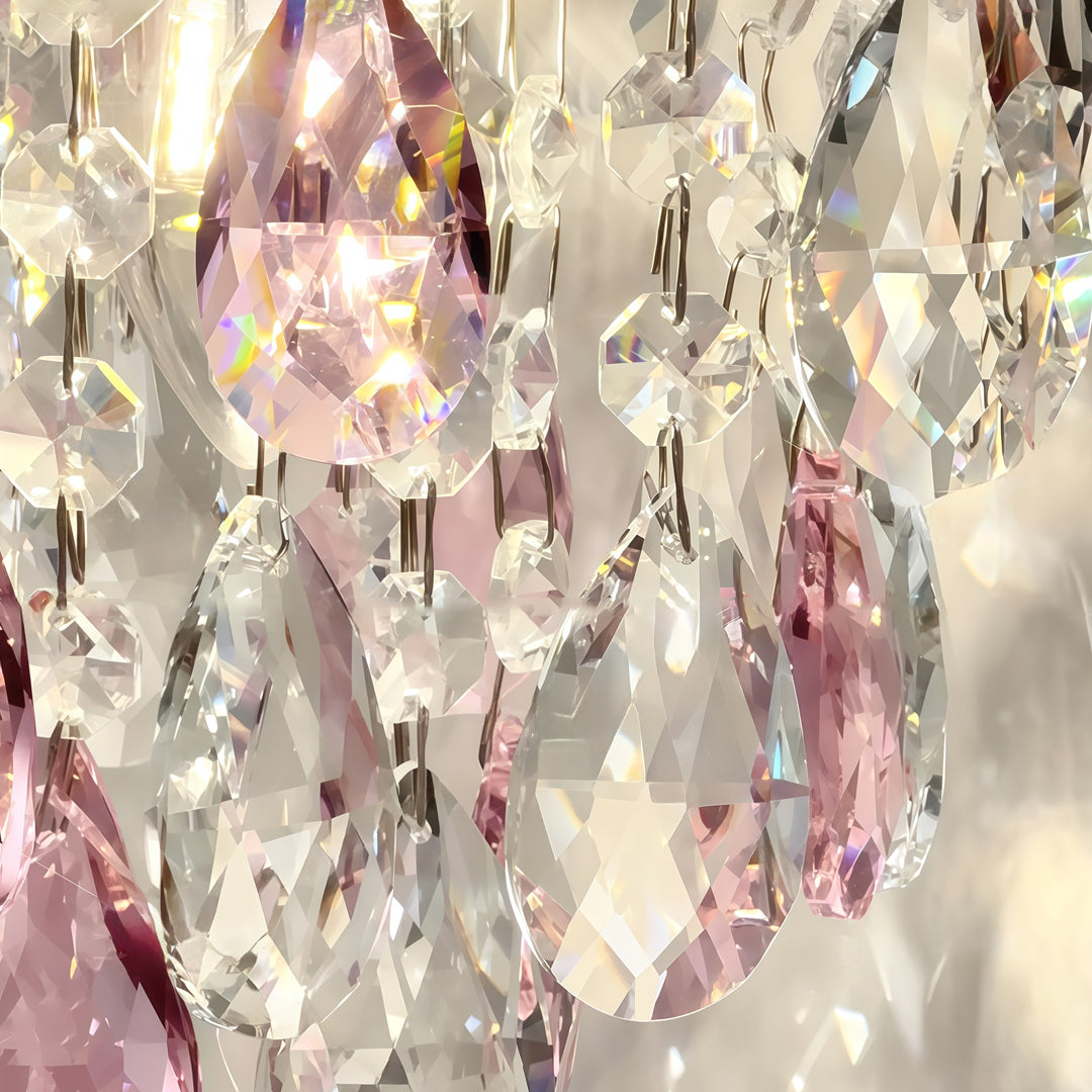 Crystal Pendant Light Fixtures French Luxury Ceiling Light