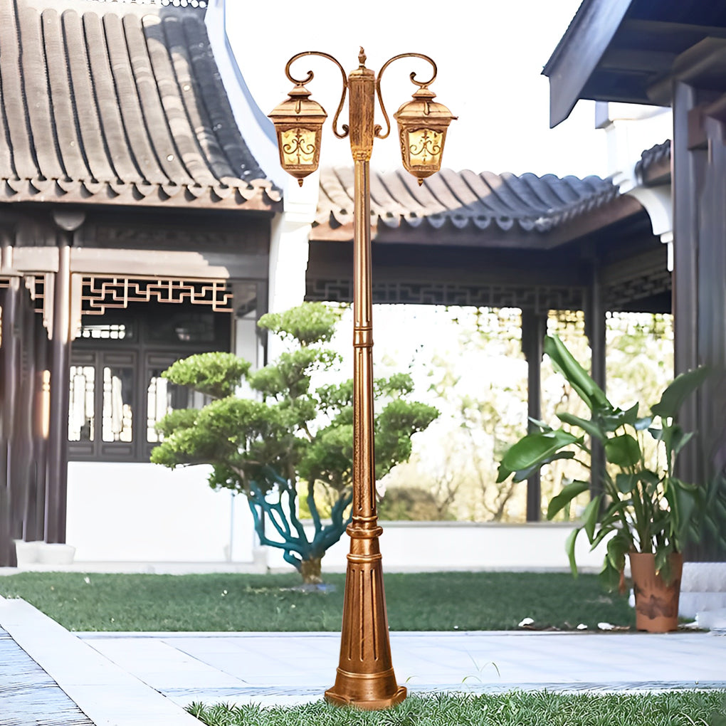 2-Light Outdoor Waterproof Retro European Style Street Lights