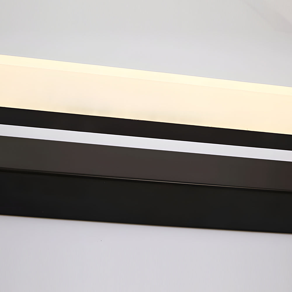 15.74'' Linear LED Vanity Light - Modern Black Bathroom Lighting Fixture