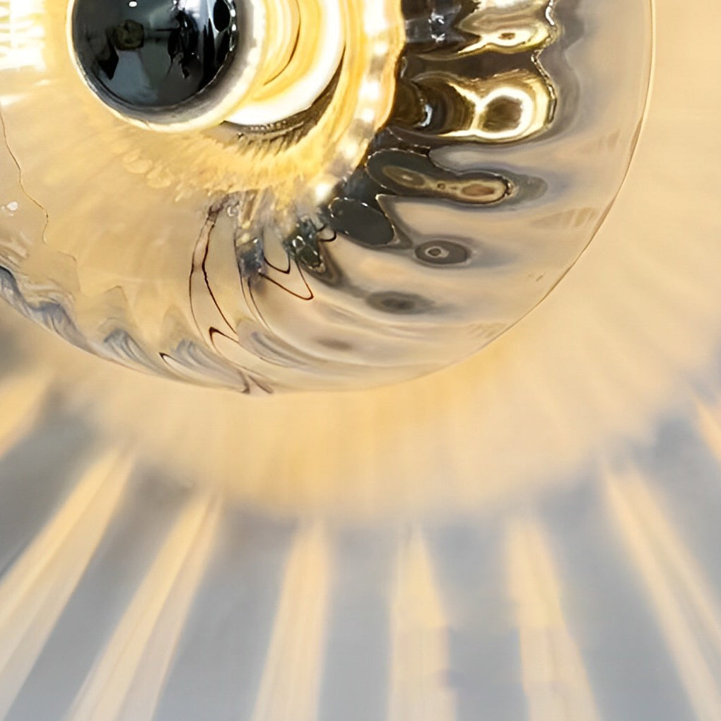 Round Art Creative Jellyfishs Glass Shade Simple Modern Wall Lights Fixture