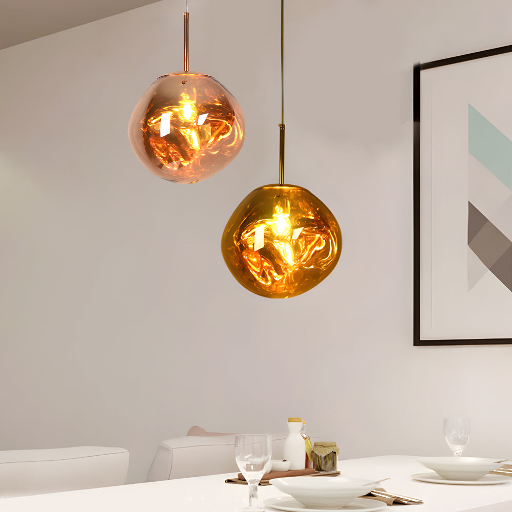 Irregular Creative Lava Glass Ball Personality Post-Modern Pendant Lights
